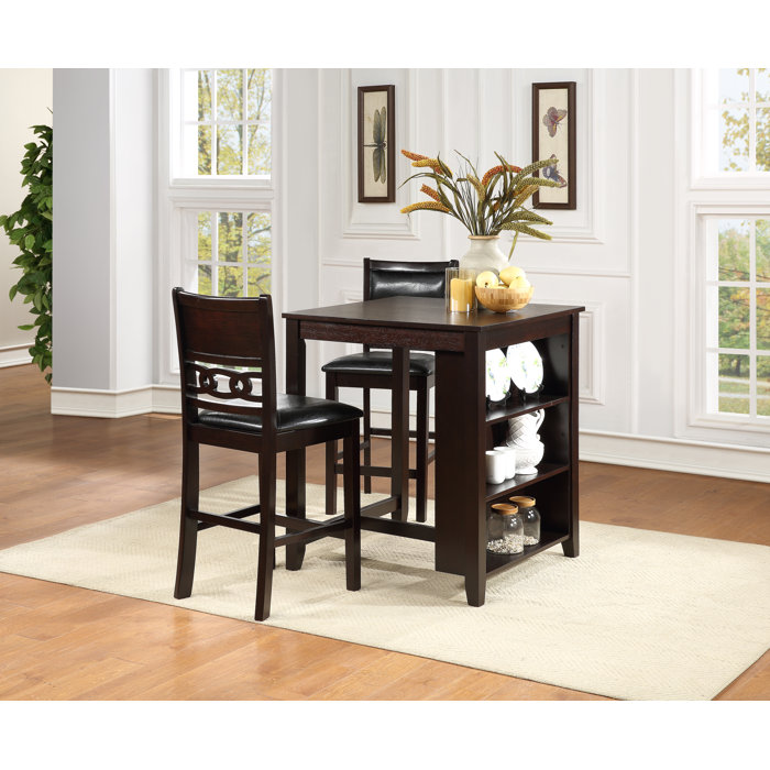 Winston Porter Jackins 4 Person Counter Height Dining Set & Reviews